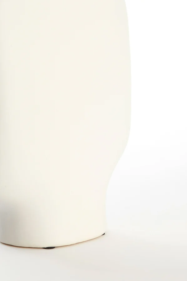 Vase deco 23x9,5x40,5 cm TROVO ceramics white