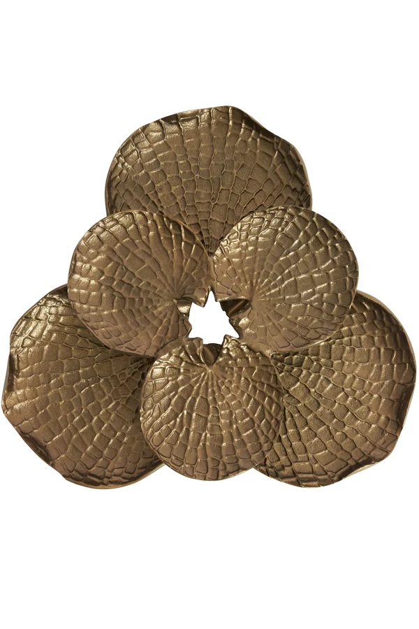 Wall ornament 39x38x6 cm SOLASSI gold