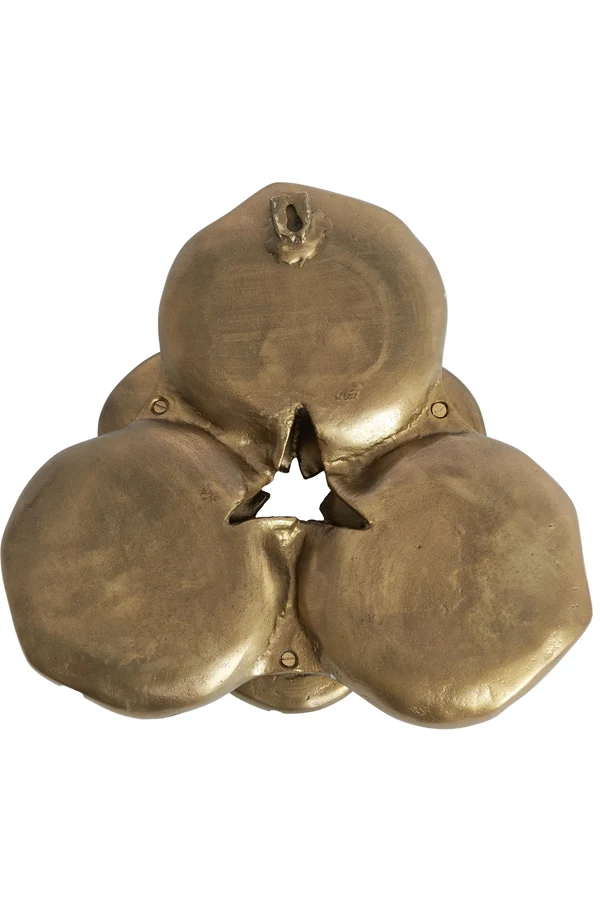 Wall ornament 39x38x6 cm SOLASSI gold