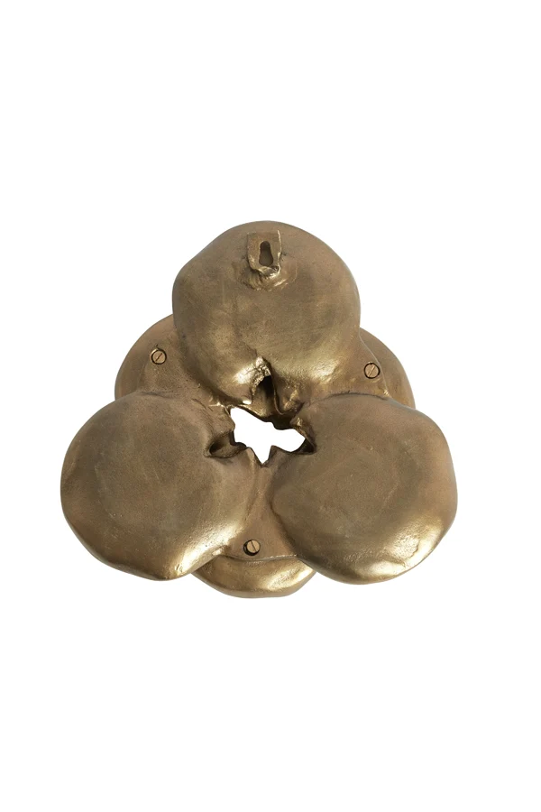 Wall ornament 30x29x6 cm SOLASSI gold