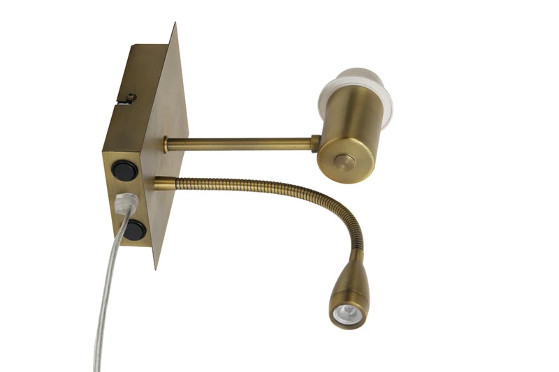 Wall lamp+ledflex 20x11x35 cm REGINA antique bronze