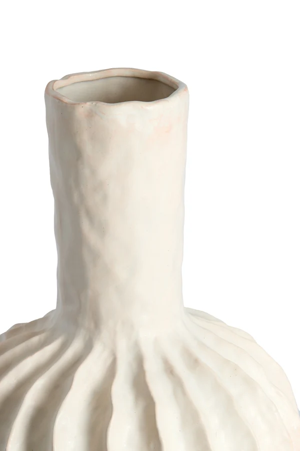 Vase deco 34x50 cm SENAGO ceramics cream