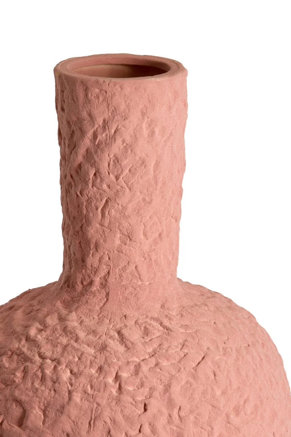 Vase deco 34x50 cm SACILE ceramics matt old pink