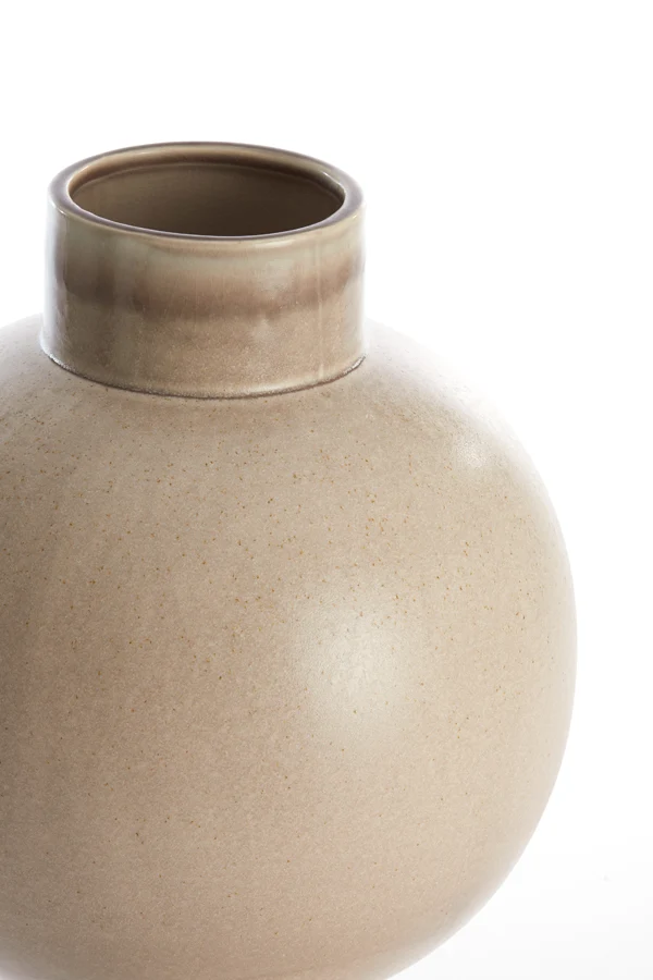 Vase deco 34x46 cm ZELATA ceramics sand