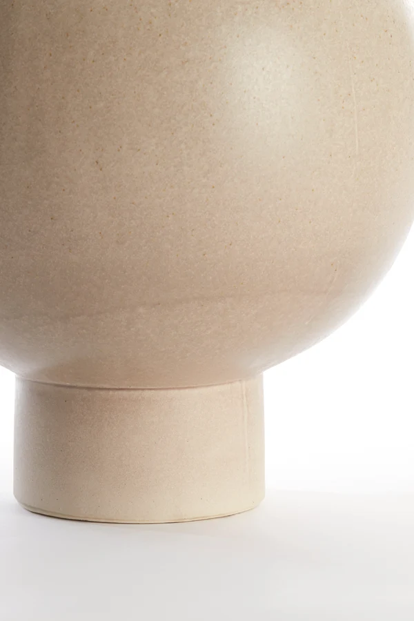 Vase deco 34x46 cm ZELATA ceramics sand