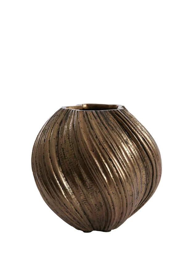 Vase deco 34x32 cm YATUNG antique bronze
