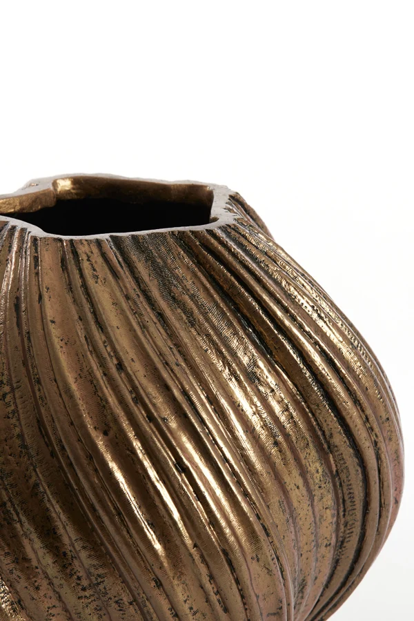 Vase deco 34x32 cm YATUNG antique bronze