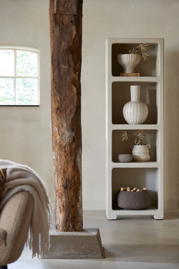 Vase deco 28,5x42 cm ULLOA ceramics matt sand+brown