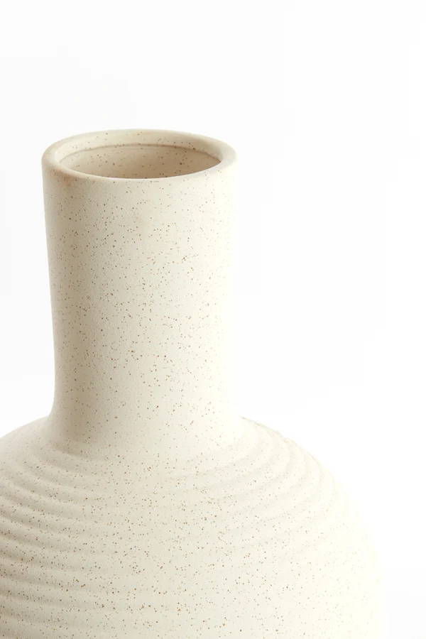 Vase deco 28,5x42 cm ULLOA ceramics matt cream