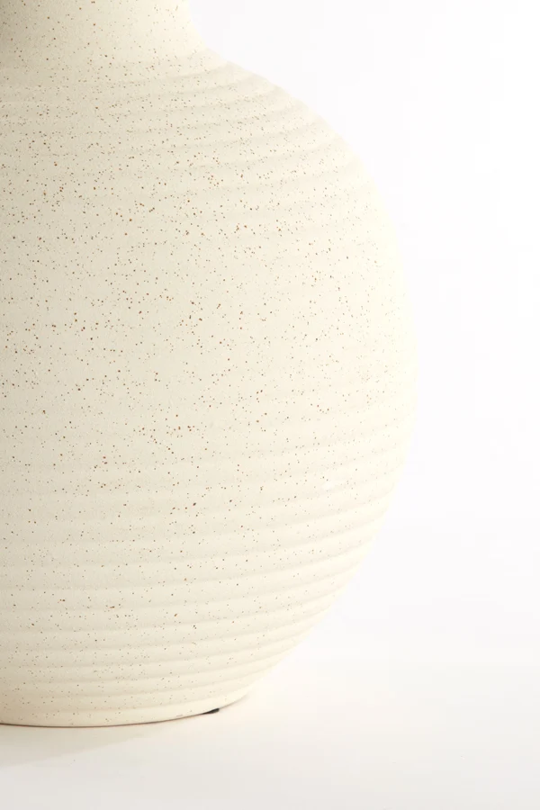 Vase deco 28,5x42 cm ULLOA ceramics matt cream