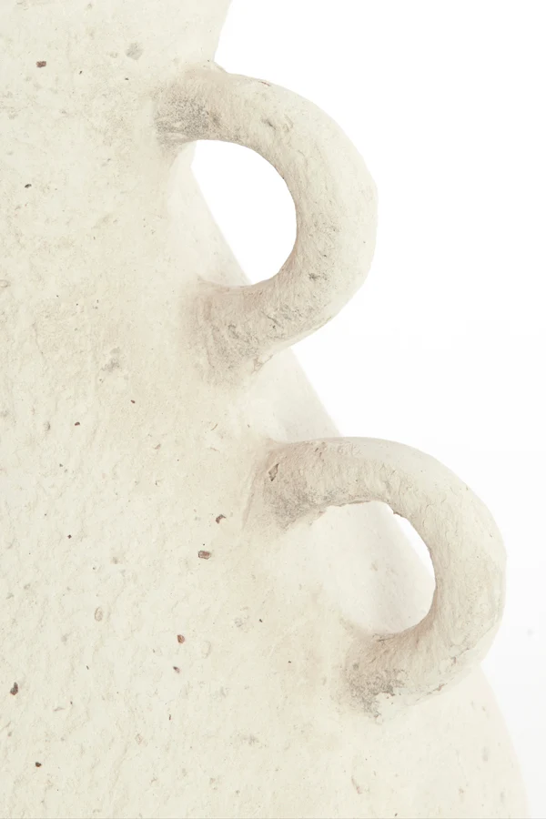 Vase deco 28,5x35 cm ZEPHAN matt cream