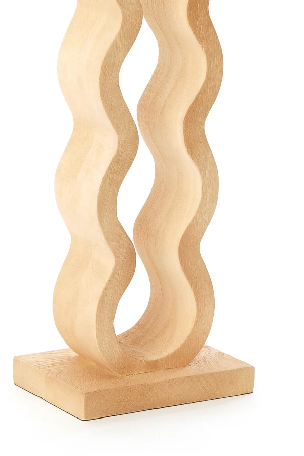 Wine rack 5 bottles 18x13x58 cm EDOLO wood matt natural
