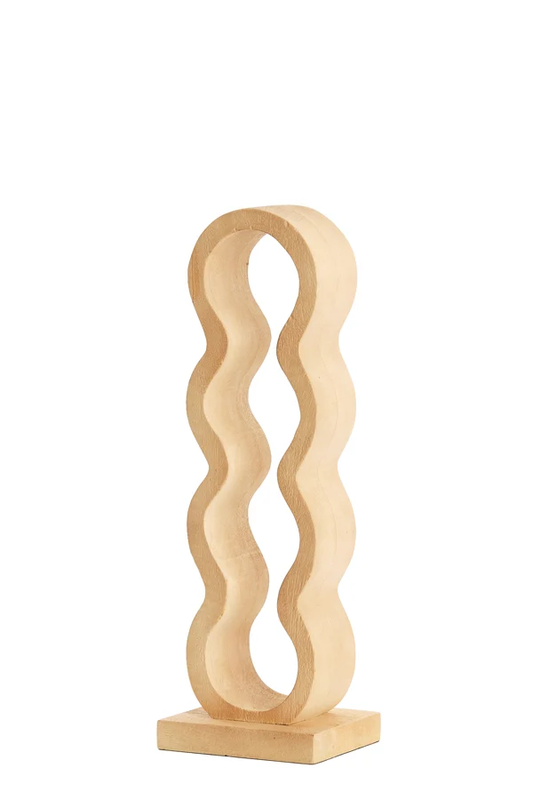 Wine rack 4 bottles 15,5x12,5x47 cm EDOLO wood matt natural