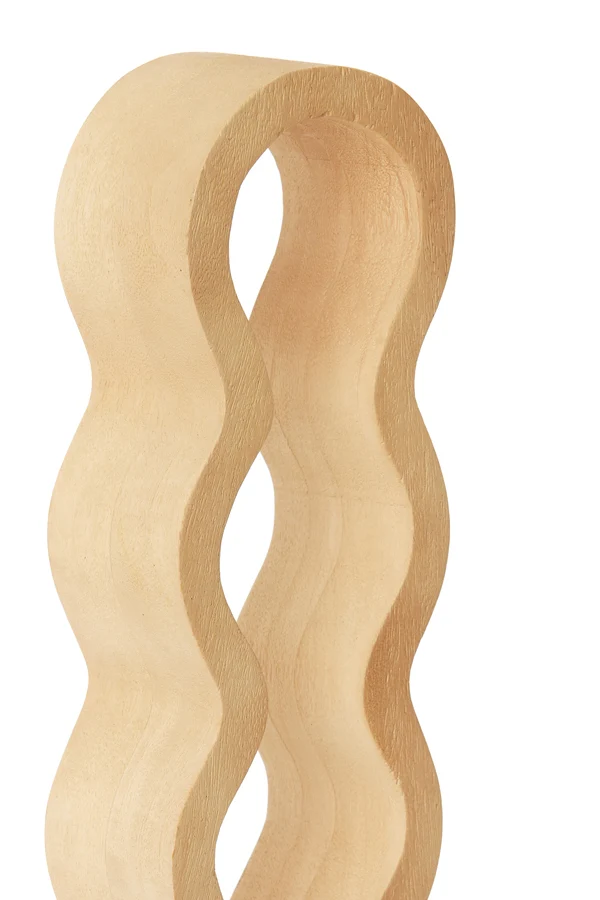 Wine rack 4 bottles 15,5x12,5x47 cm EDOLO wood matt natural