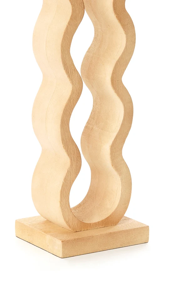 Wine rack 4 bottles 15,5x12,5x47 cm EDOLO wood matt natural