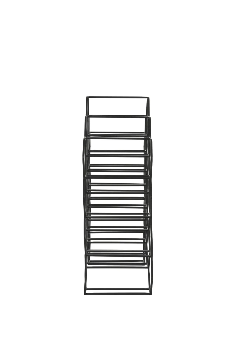 Wine rack 20 bottles 48x18x52 cm SALBRIS matt black