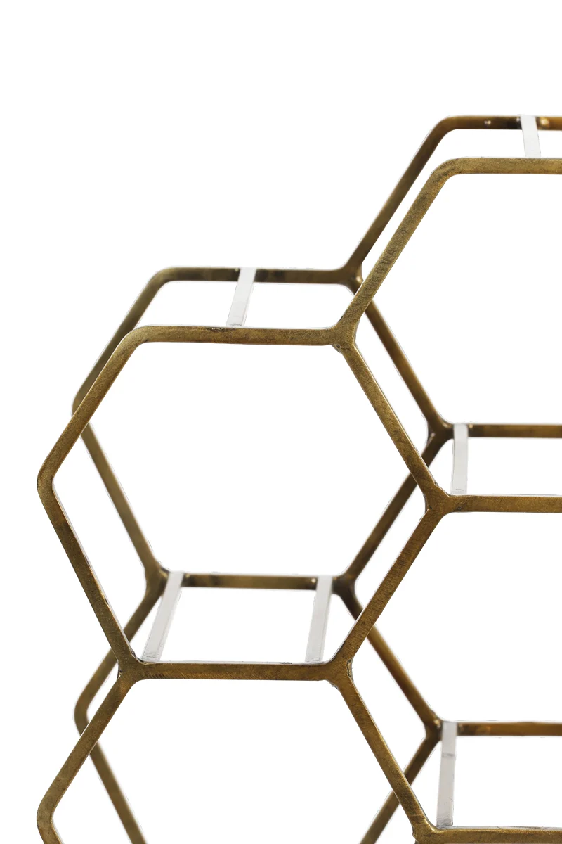 Wine rack 12 bottles 30x18x46 cm SALBRIS antique bronze
