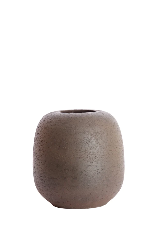 Vase deco 40x42 cm ASTREA dark brown