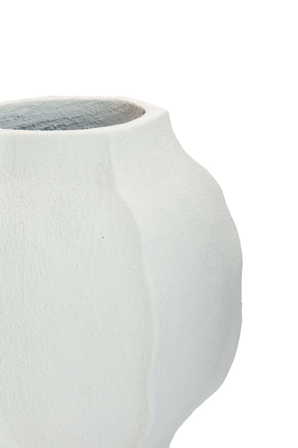 Vase deco 40x40,5 cm SAPHIRA matt white