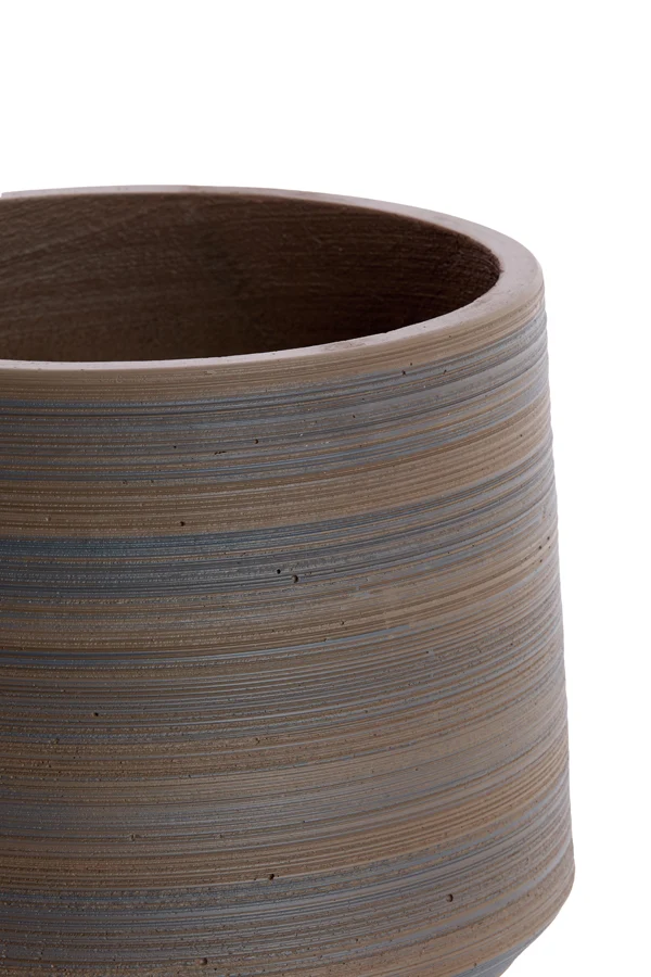 Vase deco 40x35 cm EOWYN dark brown-brown