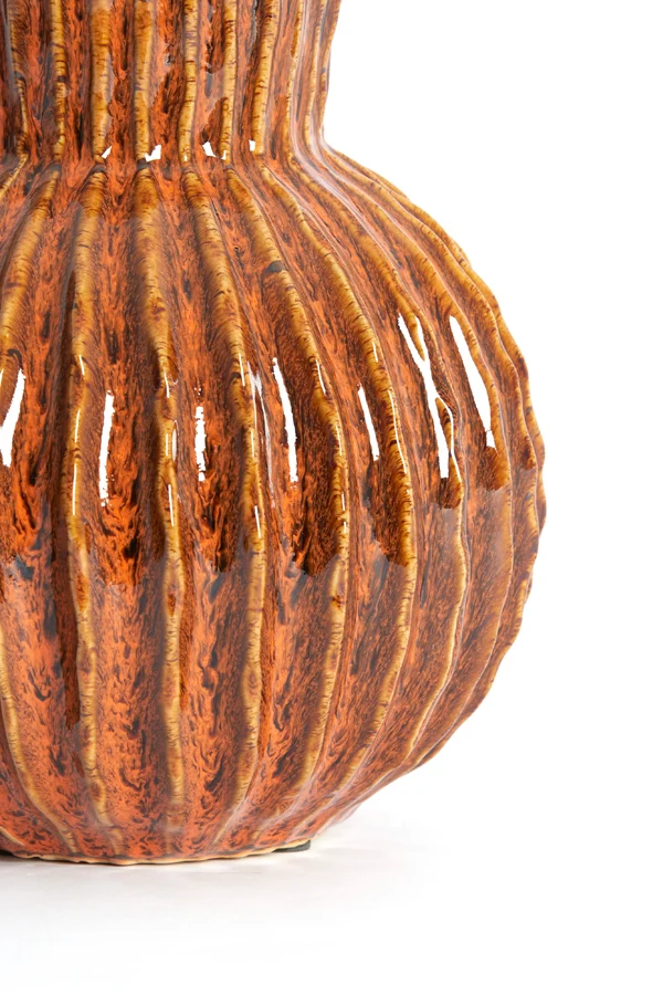 Vase deco 25x30 cm ZIRJA ceramics orange