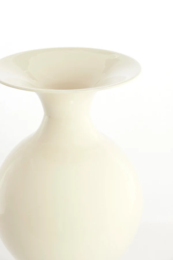 Vase deco 68x100 cm BOLULLA shiny cream