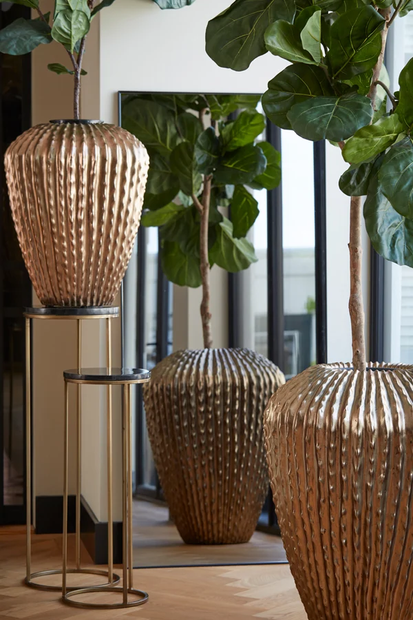 Vase deco 66x88 cm CACTI antique bronze