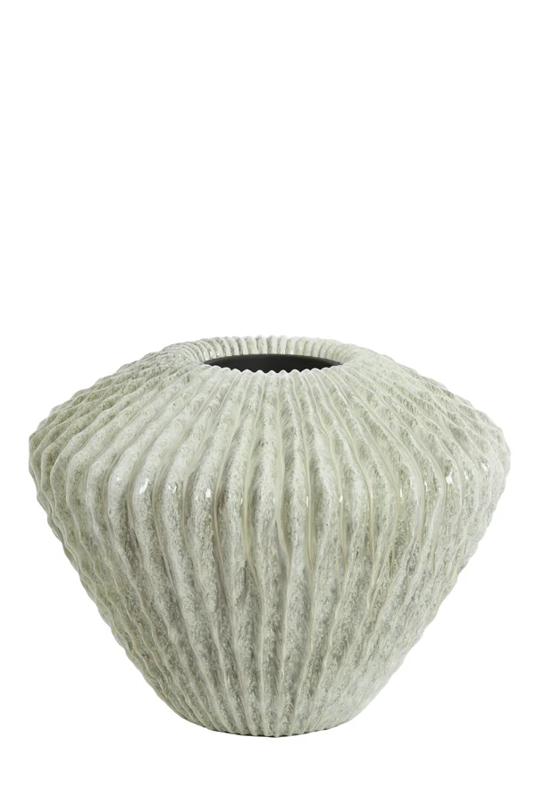 Vase deco 66x53 cm CACTI shiny mint green
