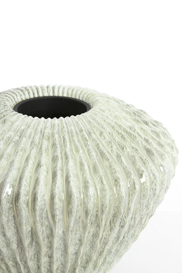 Vase deco 66x53 cm CACTI shiny mint green