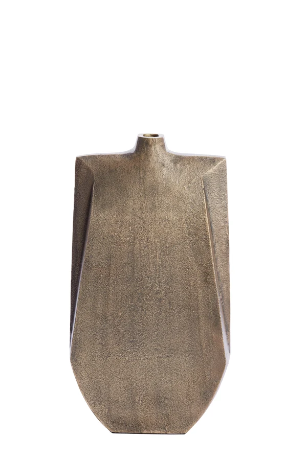 Vase deco 21x7,5x41 cm MAKAHA antique bronze