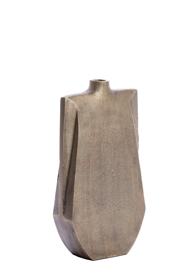 Vase deco 21x7,5x41 cm MAKAHA antique bronze
