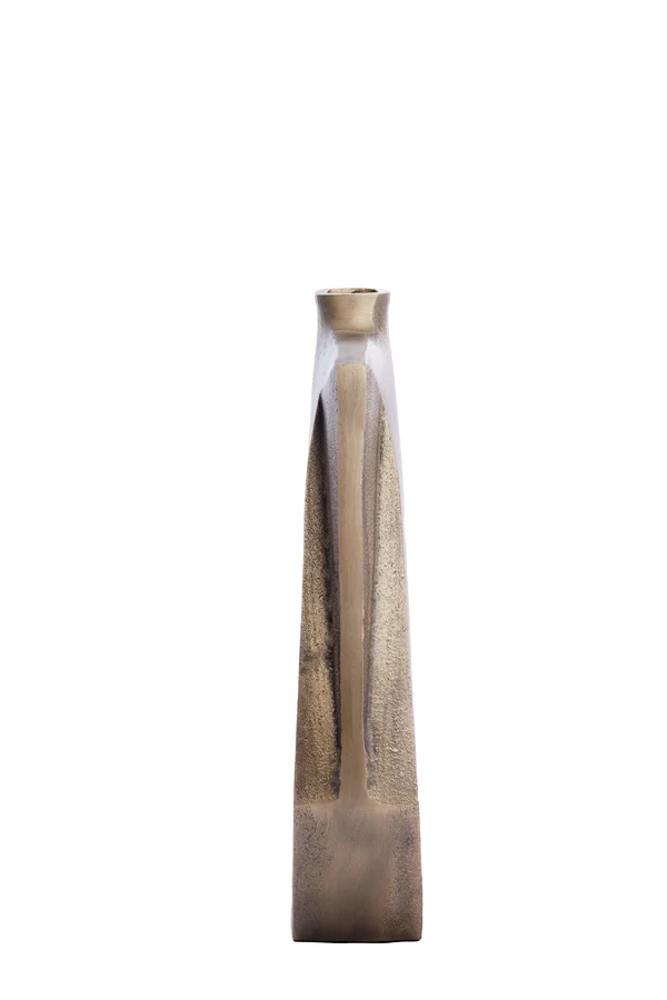 Vase deco 21x7,5x41 cm MAKAHA antique bronze