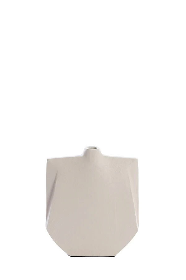 Vase deco 21x6x25 cm MAKAHA cream