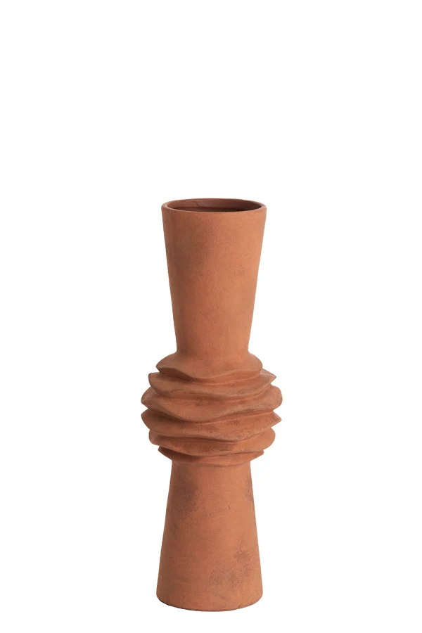 Vase deco 21x60 cm OLIVORA ceramics terra