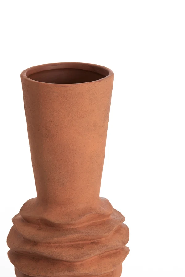 Vase deco 21x60 cm OLIVORA ceramics terra