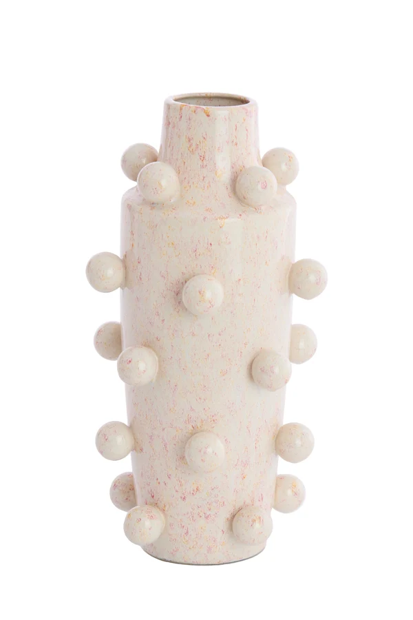 Vase deco 23x43 cm MOLLY ceramics pink