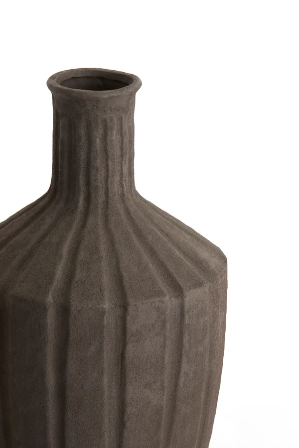 Vase deco 23x43,5 cm AYNA ceramics dark brown