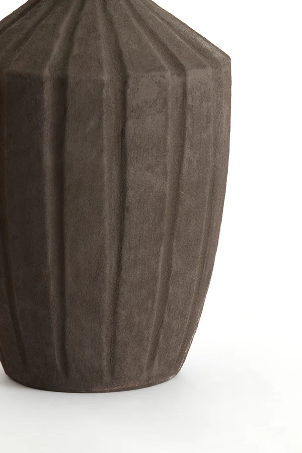 Vase deco 23x43,5 cm AYNA ceramics dark brown