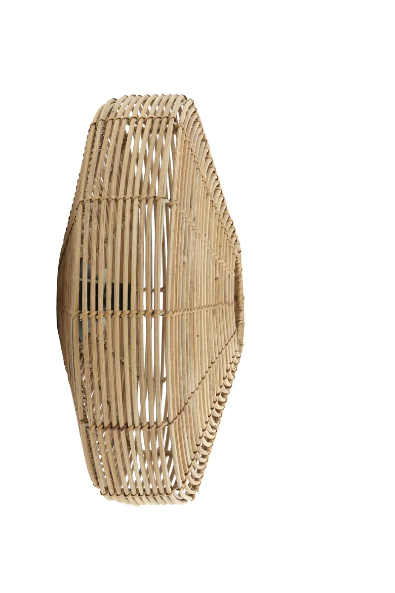 Wall lamp 51x21 cm MATAKA rattan natural