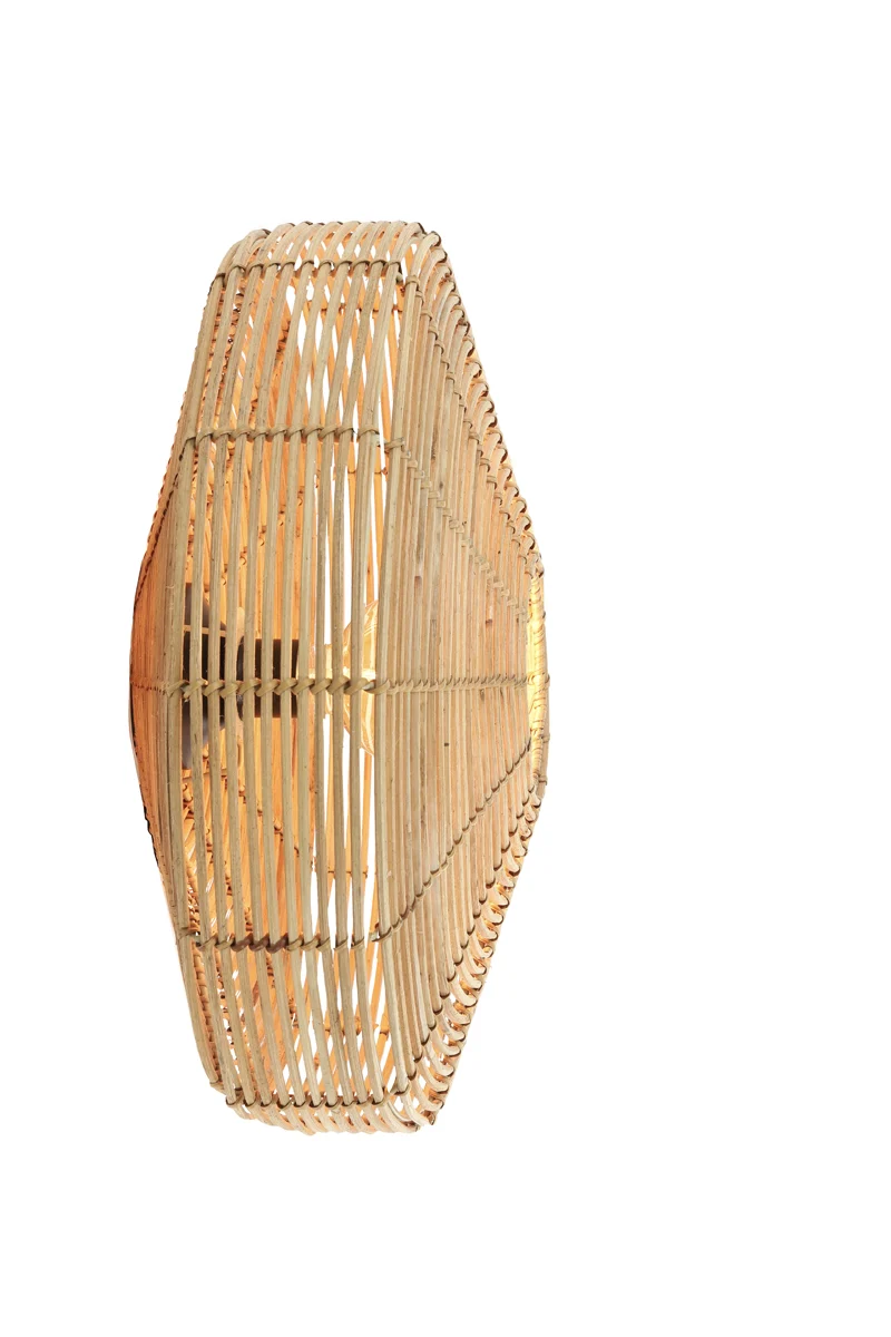 Wall lamp 51x21 cm MATAKA rattan natural