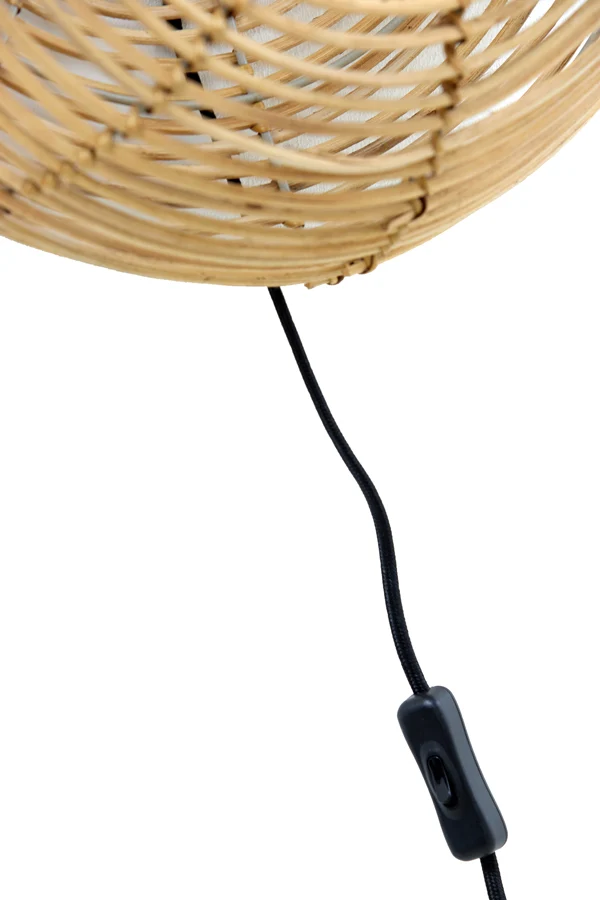 Wall lamp 50x20 cm MILAN rattan natural