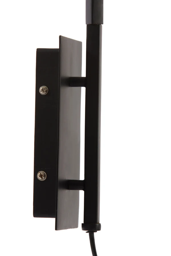 Wall lamp 43x115 cm LYRA natural+matt black