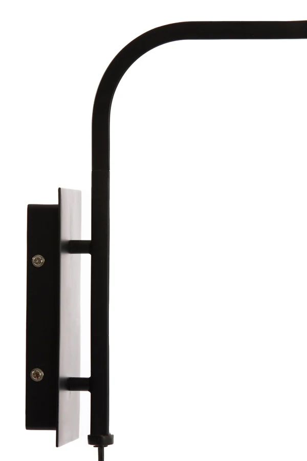 Wall lamp 43x115 cm LYRA natural+matt black