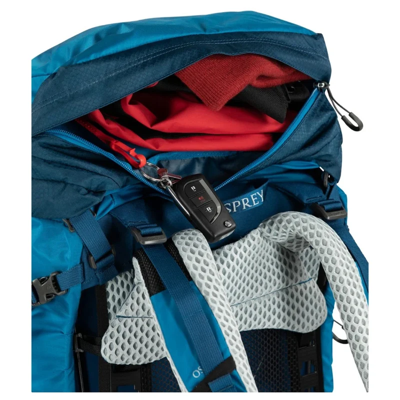 Osprey Atmos AG LT 65 S/M - Mochila de trekking 88 cm (night shift/scoria blue)