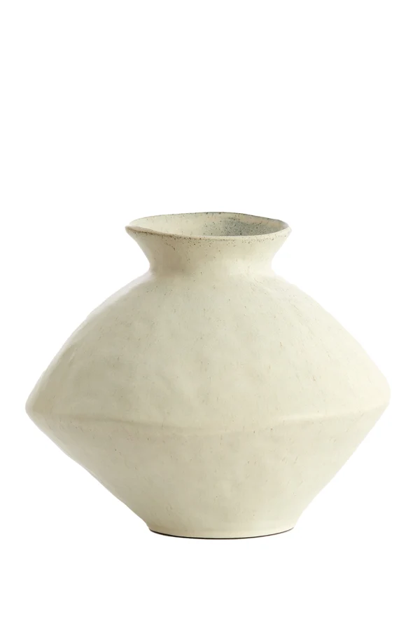 Vase deco 34x27,5 cm BEATO matt cream-sand