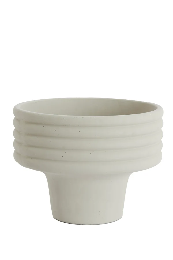 Vase deco 40x30 cm SYLVA ceramics cream
