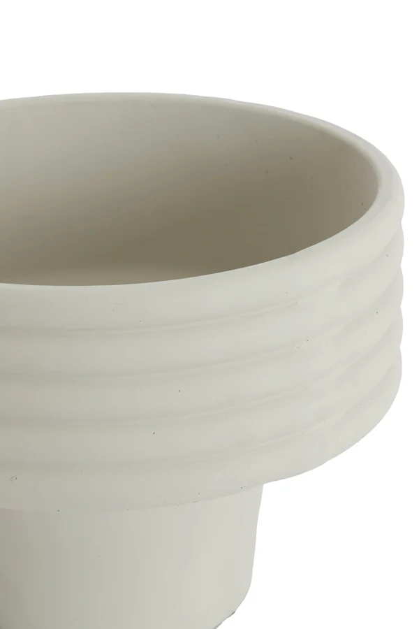 Vase deco 40x30 cm SYLVA ceramics cream