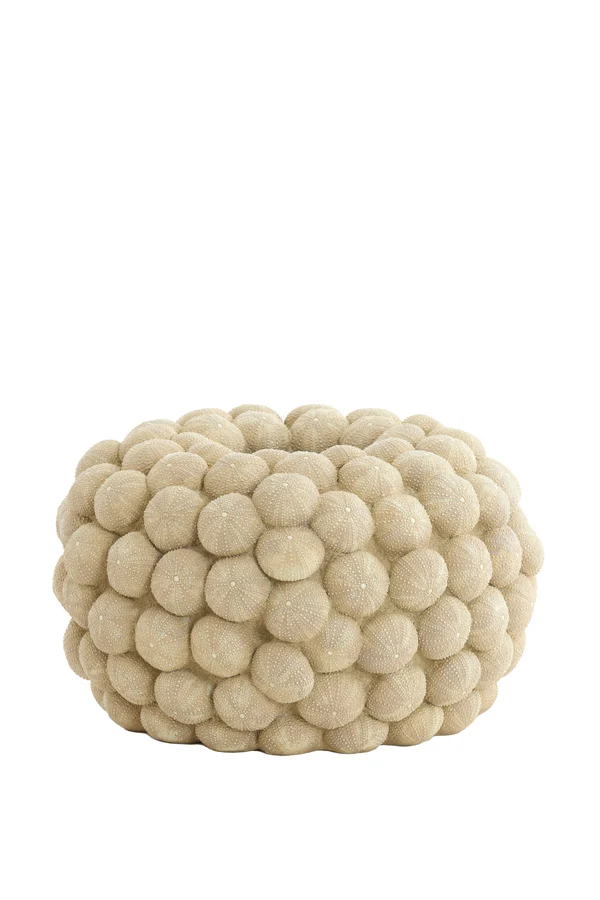 Vase deco 40x23,5 cm SEA URCHIN sand