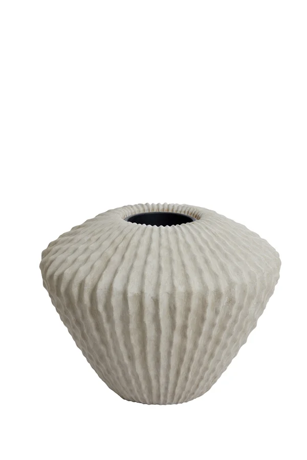 Vase deco 66x53 cm CACTI beige