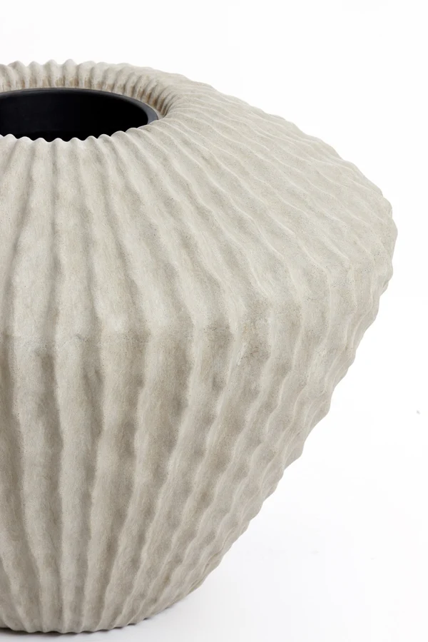 Vase deco 66x53 cm CACTI beige